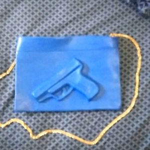 Blue Gun Purse